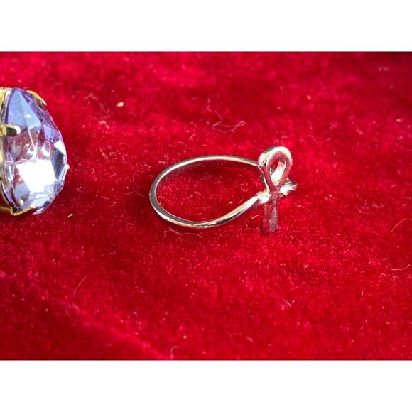 Vintage EDCO of California Stamped Spirit Ring Size 6 1/2 - Picture 4 of 4